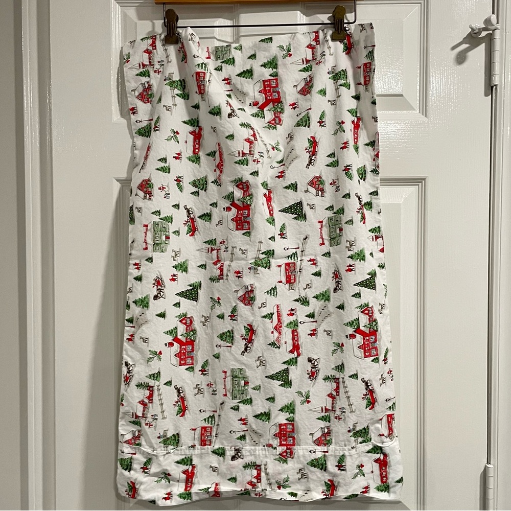 Vintage Laura Ashley Christmas Pillowcase Cotton - Picture 3 of 8